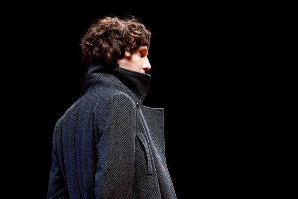 Saint Petersburg, RUSSIA - MAY 17, 2015: Cosplay Festival Sherlock cosplayer   in Saint Petersburg