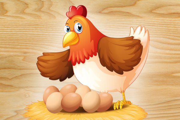 Задача из советского учебника про курочек, которые неутомимо несут яйца