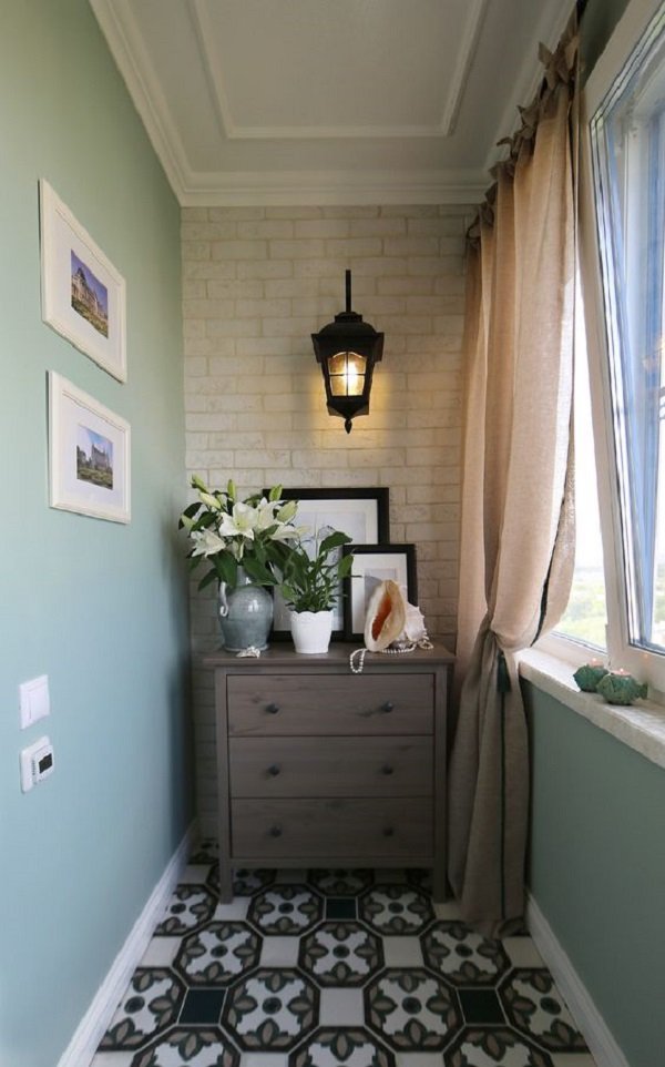 интерьер балкона своими руками