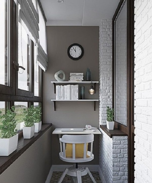 интерьер балкона своими руками