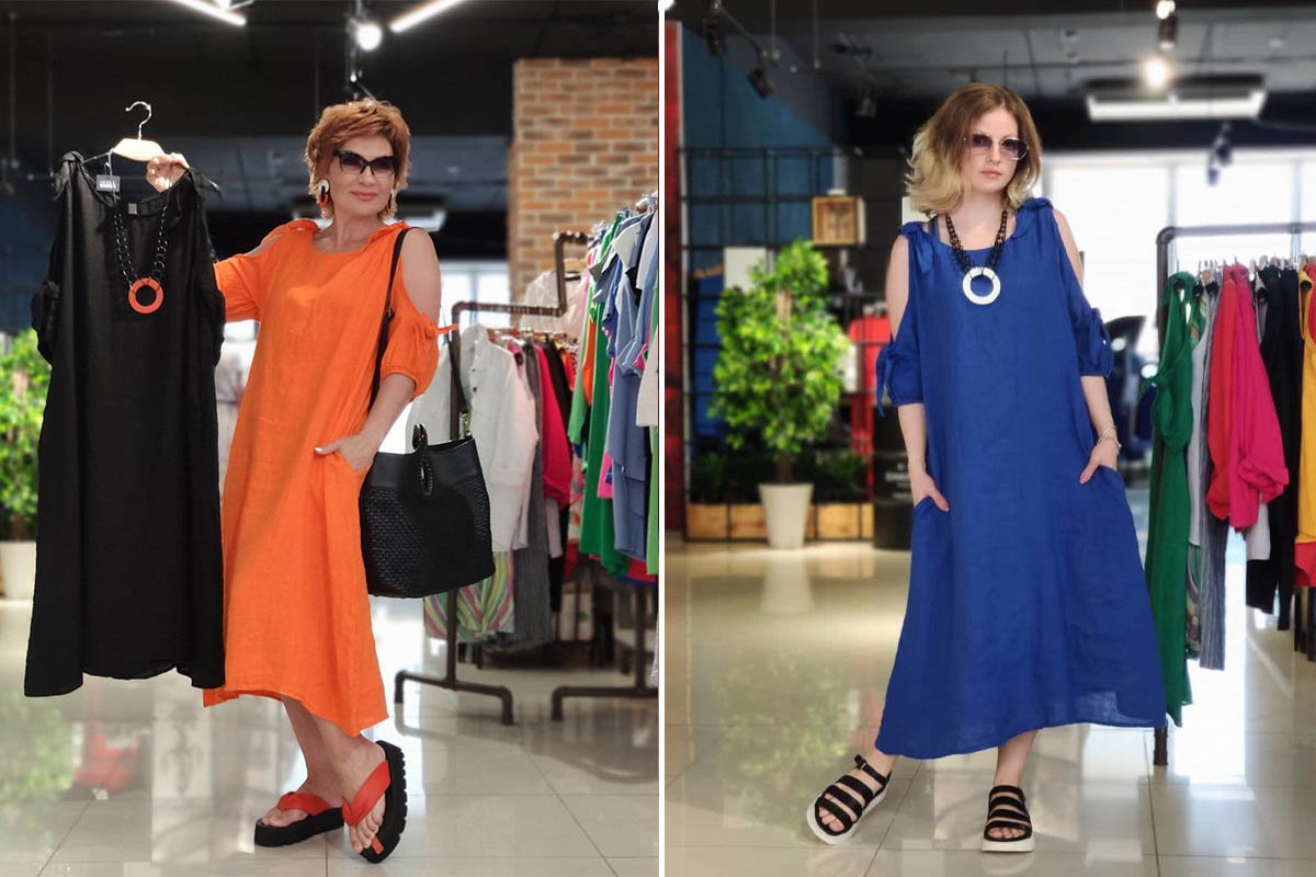 Мы в восторге от новой летней коллекции дизайнера Ирины Конаревой, лучшие наряды для женщин 50+