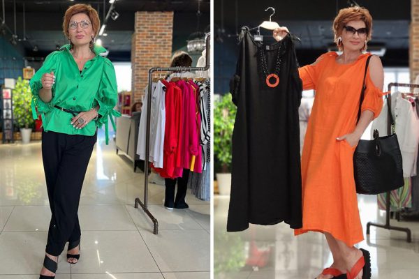 Мы в восторге от новой летней коллекции дизайнера Ирины Конаревой, лучшие наряды для женщин 50+