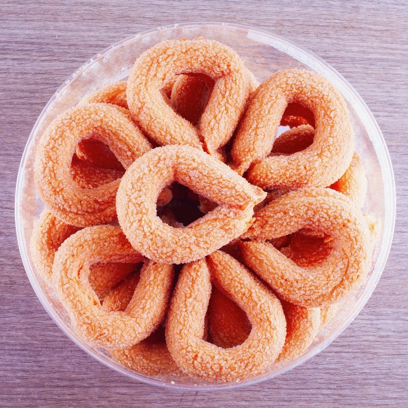 Рецепт итальянского сахарного печенья «Торчетти»