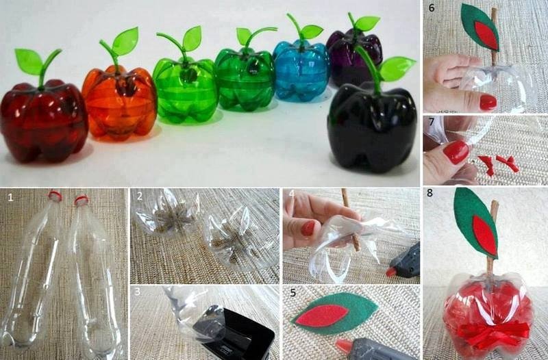 Поделки из пластиковых бутылок: 70+ идей декора