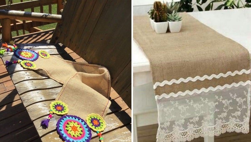 ленты и мешковина