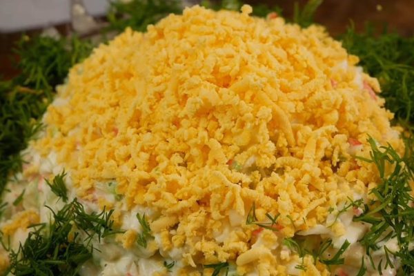 Цыганский оливье из кабачка, что в сто раз сочнее обычного