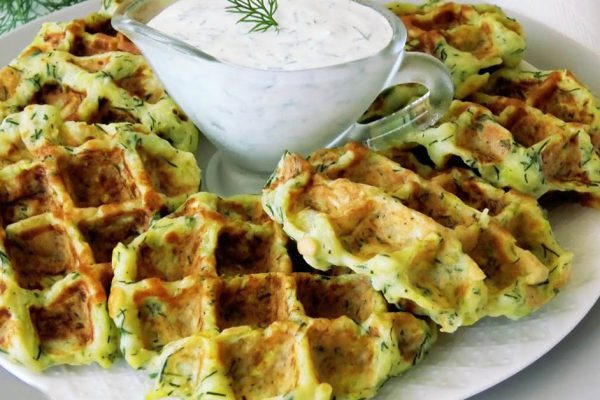 Рецепт кабачковых вафель, чтобы вафельница не пылилась в углу