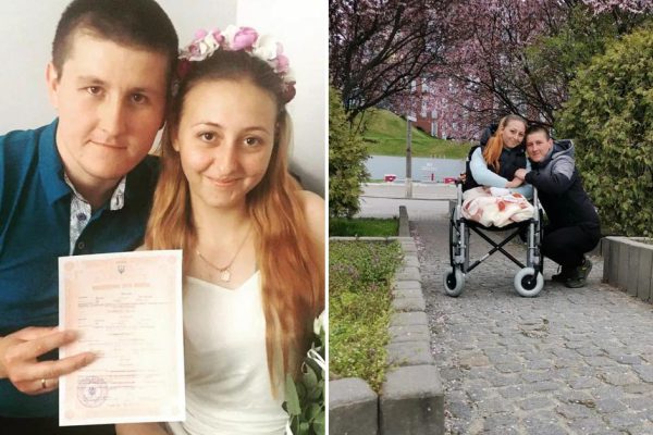 23-летняя медсестра из Лисичанска, потерявшая ноги из-за подрыва на мине, вышла замуж