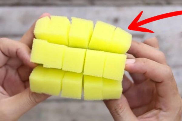 Просто разрежь губку на несколько частей… Вкуси блаженство от уборки!