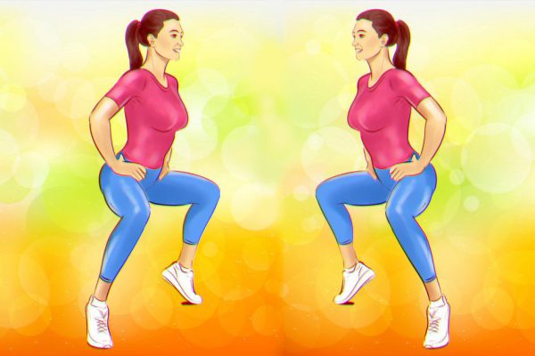 Как научиться приседать на носках