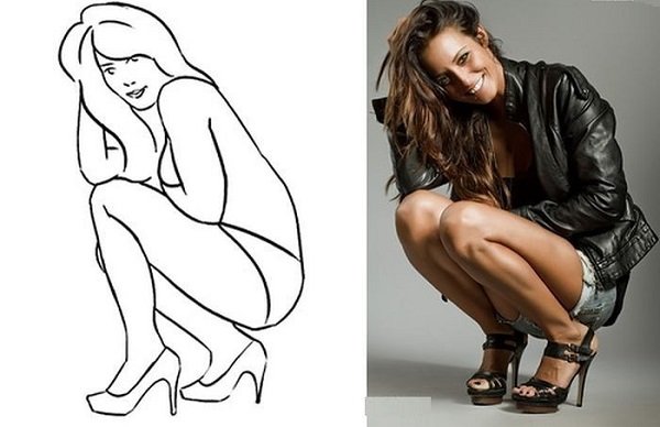 как правильно фотографироваться девушкам позы