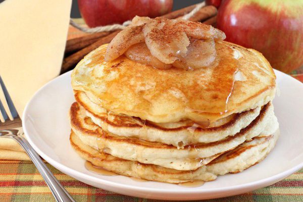 Рецепт яблочных блинов