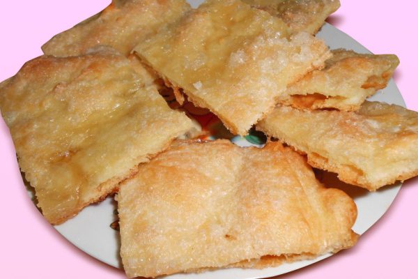 Как приготовить заварные лепешки с яблоками