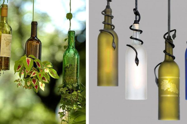 Увидев эти 20 очаровательных идей, ты перестанешь выбрасывать бутылки из-под вина!