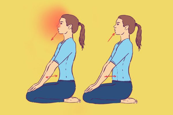 Упражнение для избавления от насморка