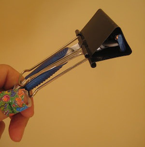 зажим для бритвы