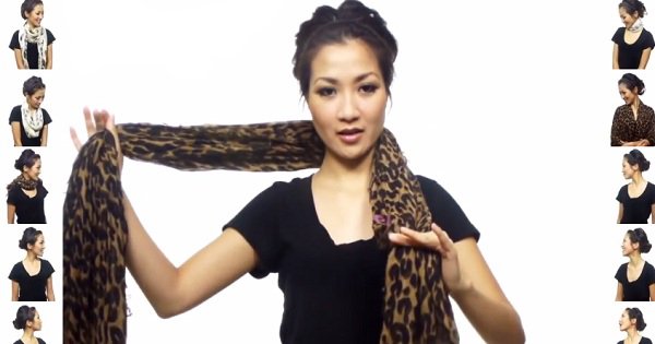 25 необычных способов завязать платок. Преобрази свой наряд за считаные секунды!