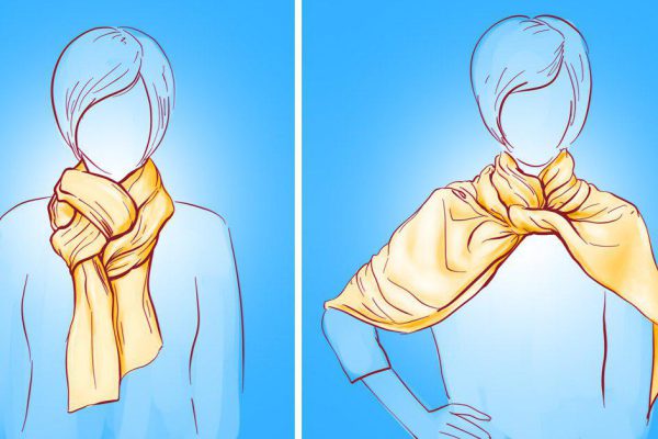 Как красиво завязать шарф