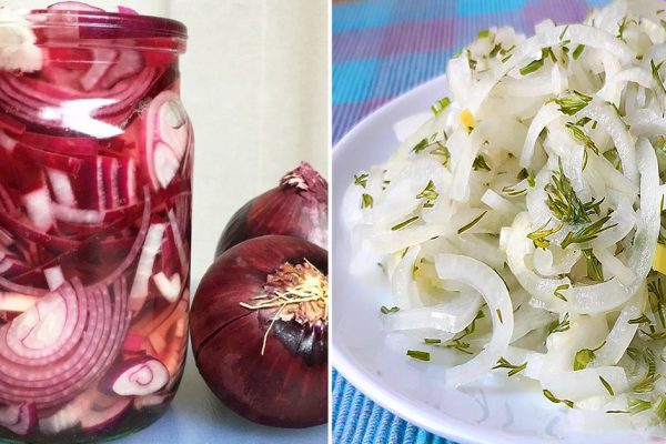 Как быстро замариновать лук