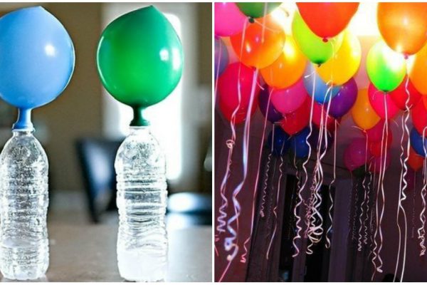 Как надуть летающие шарики без гелия в домашних условиях