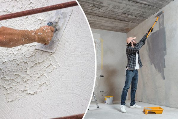 Программист обучился искусству декоративной штукатурки, делая ремонт в своей квартире, хваткий парень делится хитростями по отделке стен