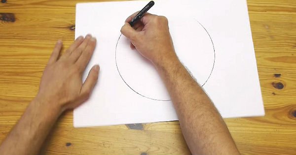 Как нарисовать круг иттена поэтапно