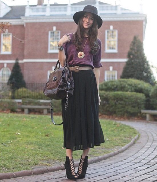 длинная юбка