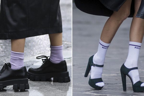 Подруга оказалась провидицей, еще в 90-х носила шерстяные носки с туфлями-лодочками