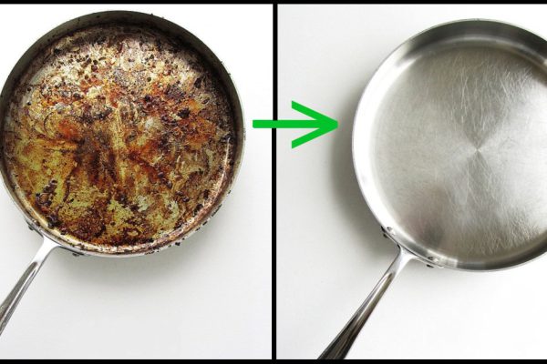 Как очистить пригоревшую сковороду. Тебе понадобится всего 1 компонент!