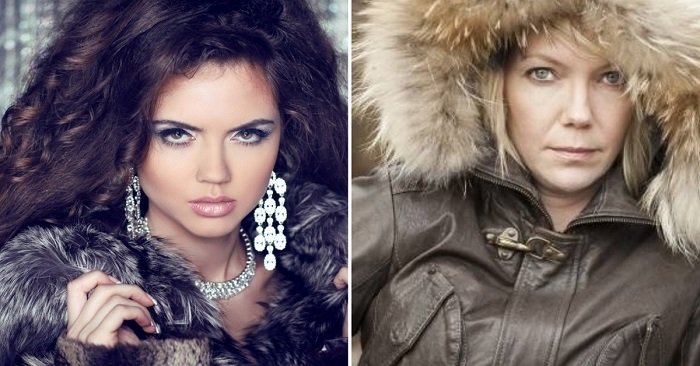 вязаная манишка