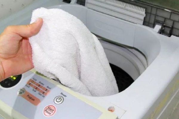 Моментальное отбеливание кухонных полотенец