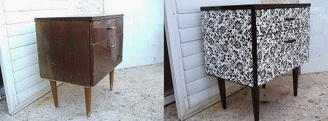 как переделать старую мебель