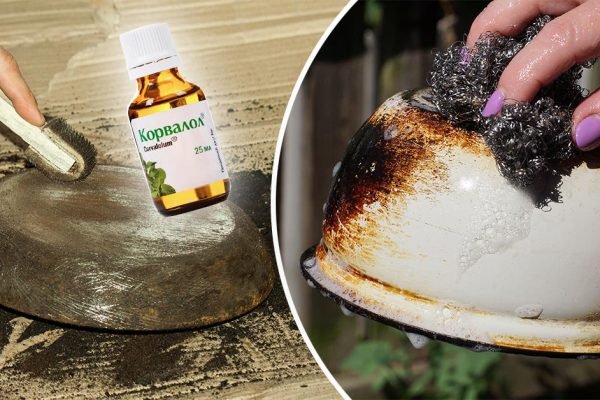 На кухне всегда есть волшебный пузырек, кастрюли и сковородки сияют, как начищенные пятаки