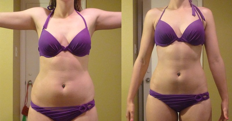 фото женщин до и после диеты