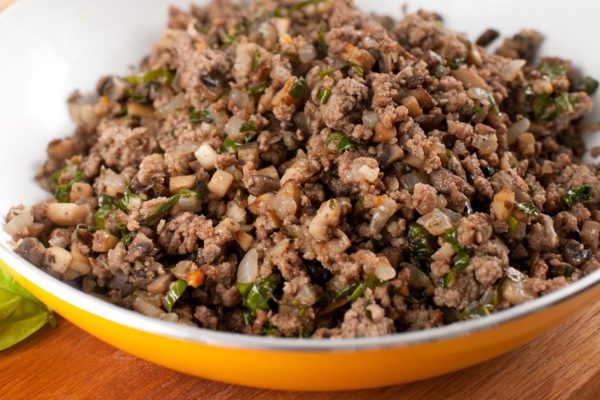 Как правильно поджарить фарш