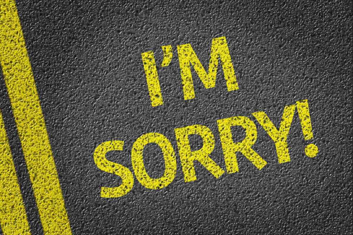 как правильно извиняться перед девушкой