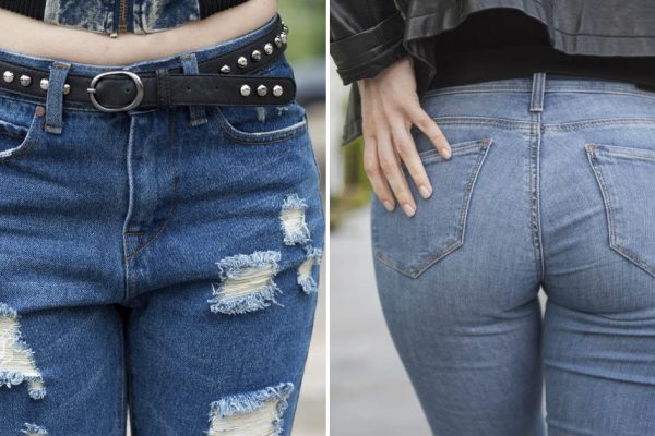 Грубые ошибки при ношении джинсов, их допускают и бабушки, и девушки