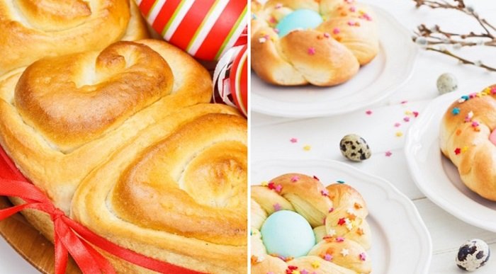Инструкция по приготовлению пасхальных булочек — подставок для яиц Инструкция по приготовлению пасхальных булочек — подставок для яиц кулинария, выпечка, закуски, идеи, кухня, лайфхаки, пасха, питание, праздники, продукты