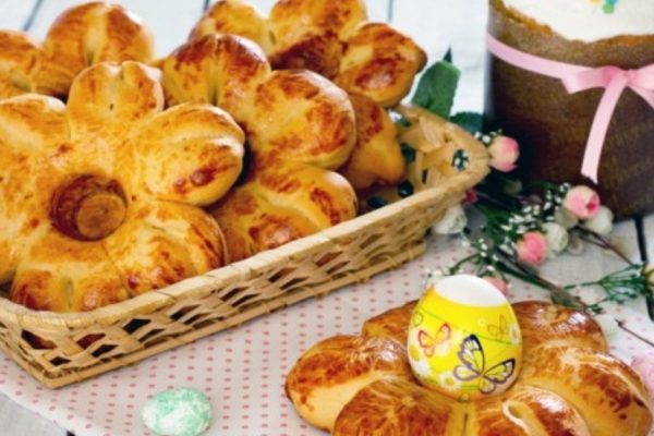 Инструкция по приготовлению пасхальных булочек — подставок для яиц