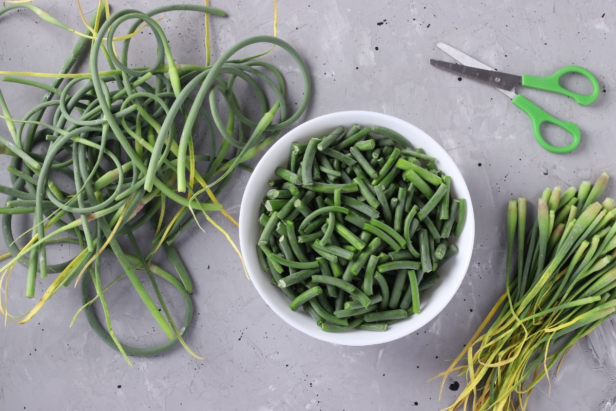 чесночные стрелки на зиму