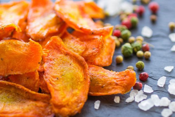 Рецепт морковных чипсов