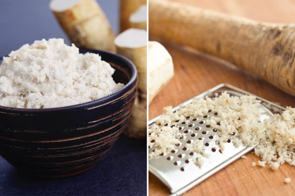 В огороде выкапываю свежий хрен, без него за стол не садимся