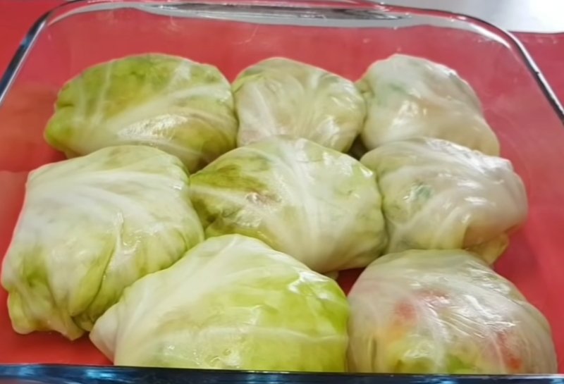 капуста запеченная в духовке с курицей