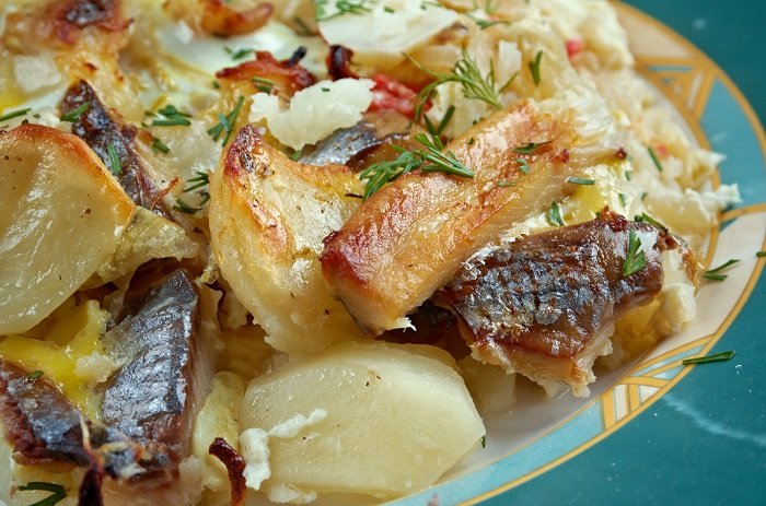 Как приготовить картофельную запеканку по-фински Кулинария,Запеканки,Картофель,Кухня,Обед,Питание,Продукты,Ужин,Яйца