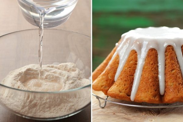 Как приготовить кекс на воде