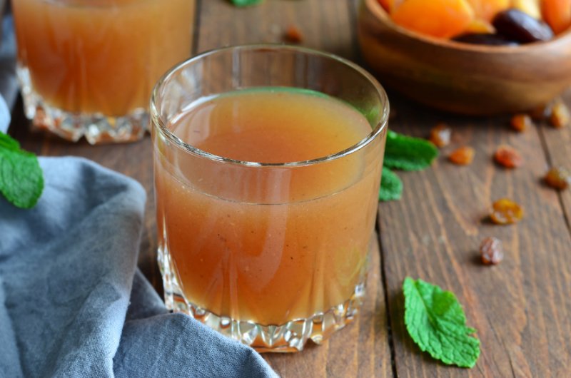 домашний яблочный кисель