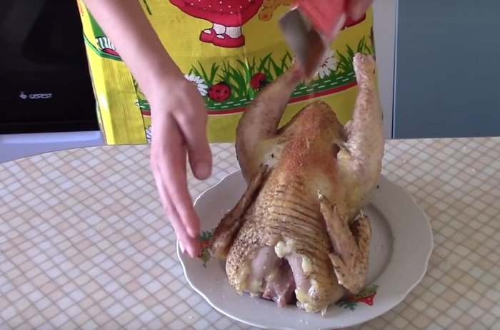 запеченная курица в духовке