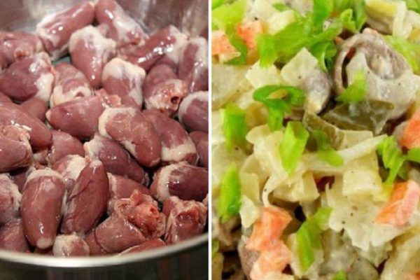 Купила 1 кг куриных сердечек за копейки! Этот салат — лучшее решение для праздничного стола или быстрого ужина.