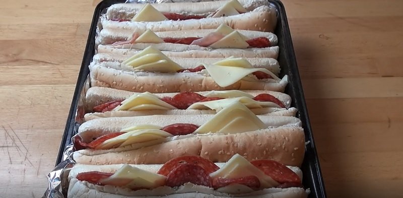 сэндвичи на противне