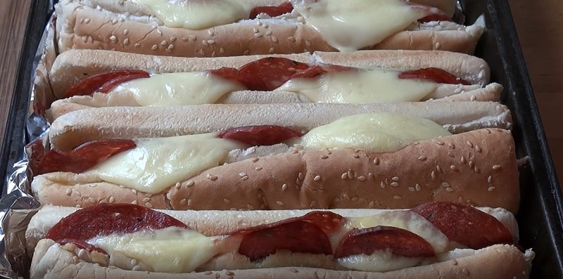 сэндвичи на противне